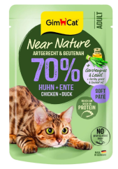 GimCat Near Nature kuře a kachna 85 g kapsička pro kočky