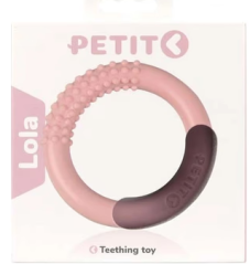 Hračka Petit kroužek růžový 10cm