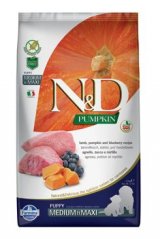 N&D GF Pumpkin DOG Puppy M/L Lamb & Blueberry 2,5kg