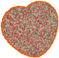 DUVO Pond krmivo mix kuličky 5l. vědro