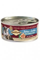 Carnilove konzerva krůta & losos pro kočky 100g