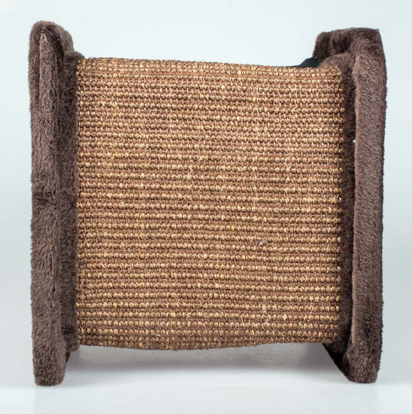 DUVO Škrábací tunel pro kočky hnědý 30x30x28cm