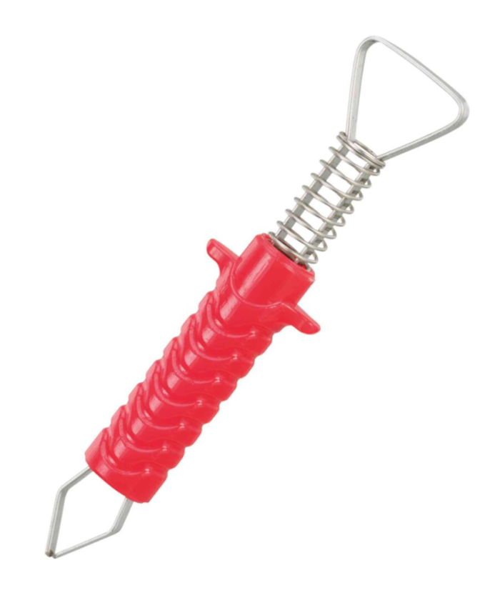 Vytahovač na klíšťata, plastový s kovovou pružinou 8cm Trixie