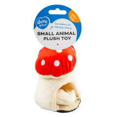 DUVO Plyšový domeček pro hlodavce houba 8,5x8,5x11cm