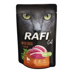RAFI CAT Kachna kapsička pro dospělé kočky 100gr.