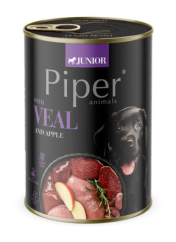 PIPER Junior Telecí s jablky 400g