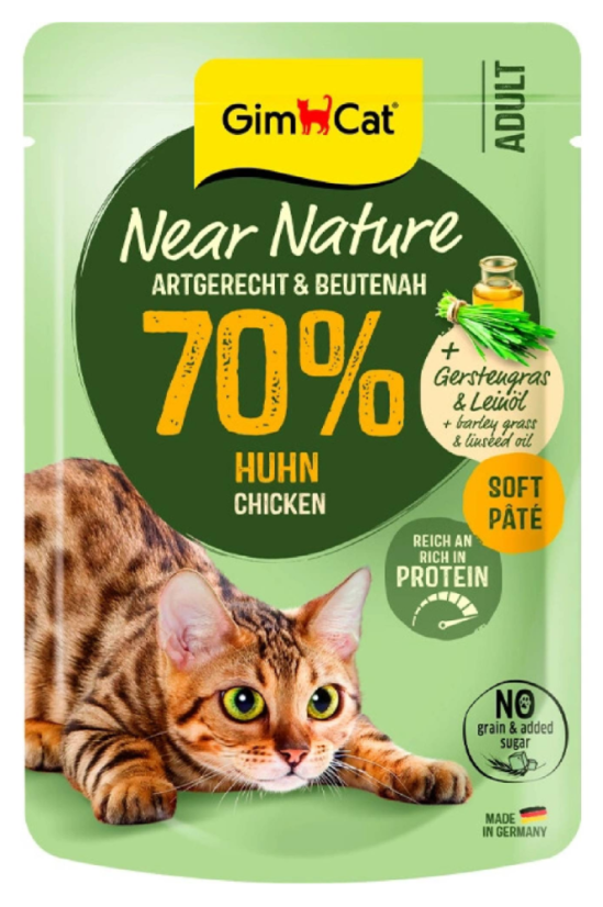 GimCat Near Nature kuře 85 g kapsička pro kočky