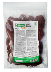 CARODO Dog poch. Kachní kroužky 500g