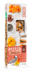 PUUR Tyčinka papoušek kokos/papája 140g