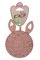 Krmítko jesličky EHOP hlodavec kov králík růžové